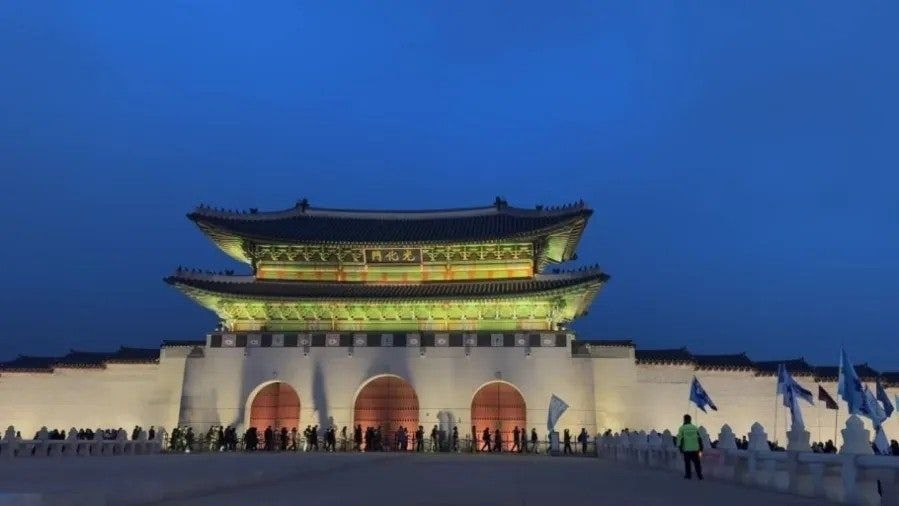 景福宫光化门夜景