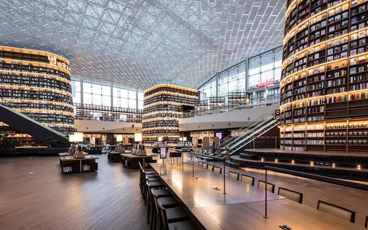 星空图书馆日间全景